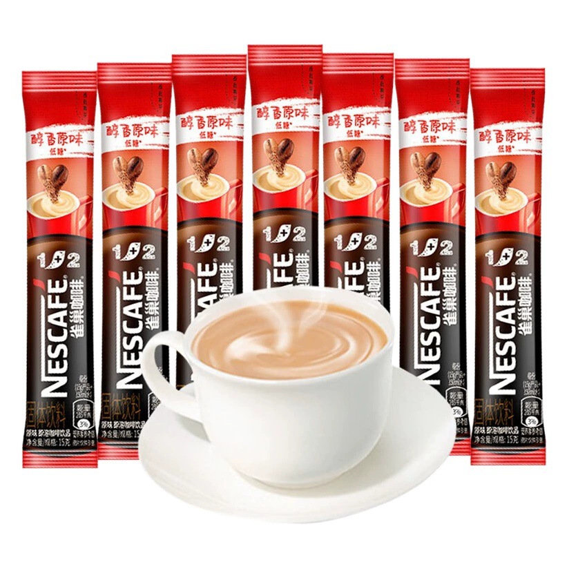 Кофе 1 2 микро-молотый оригинальный 7 полосок * 15g три в одном бутик растворимый кофе Максвелл кофе