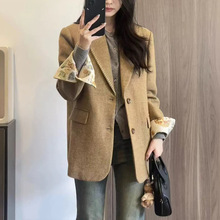 高ji感小西装外套女2025春秋季新款小个子西服超好看休闲气质名媛