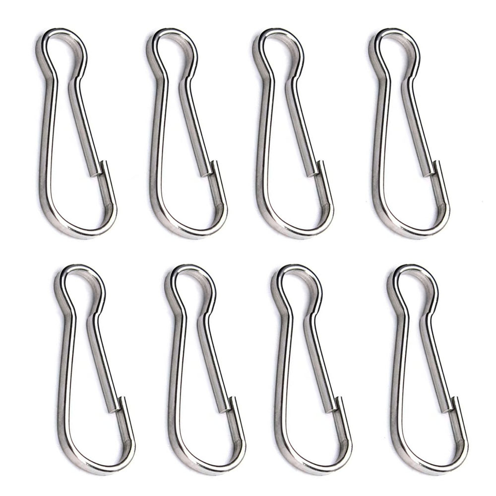 Spot Stainless Steel Vermilion Buckle Billboard Luggage Hook Pendant Waist Buckle Jewelry Buckle DIY Car Key Hanging Buckle