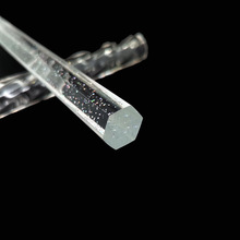 高透明亚克力圆棒有机玻璃方棒pmma导光柱水晶荧光彩色气泡棒条