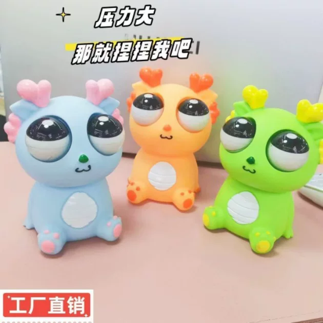 Slime, dinosaur, toy, anti-stress