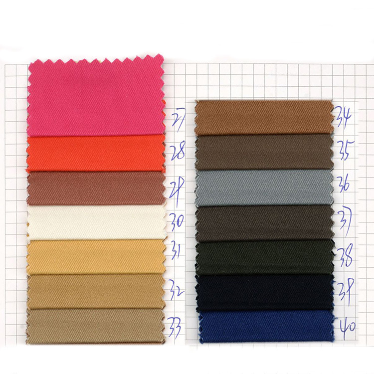 Tejido de algodón sólido de alta elasticidad para hombre casual