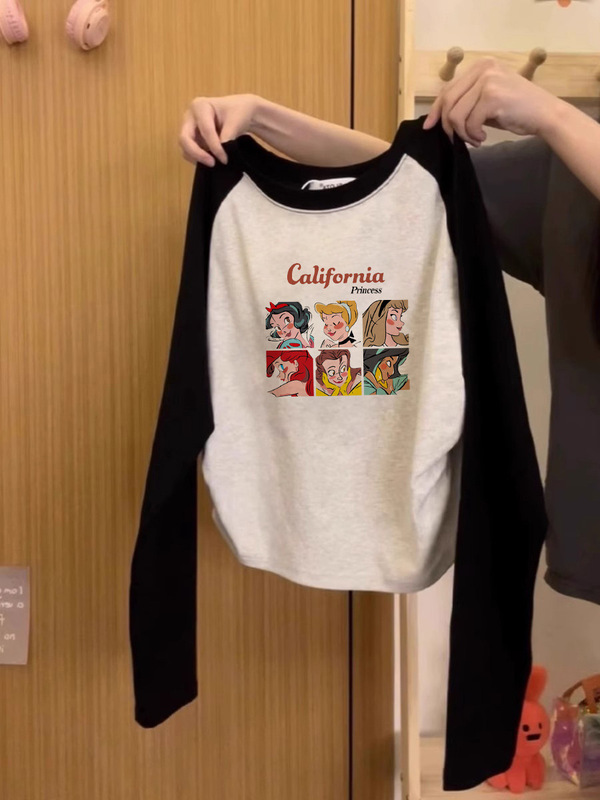 2025早秋新款秋冬季插肩纯棉长袖T恤女装内搭打底衫修身显瘦上衣|undefined