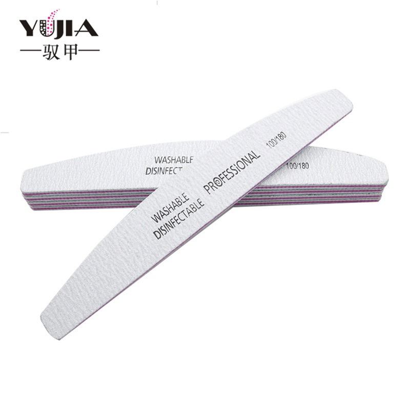 AliExpress especial para manicura de 5 piezas medio mes Archivo de uñas profesional 100/180 conformación tira de lijado