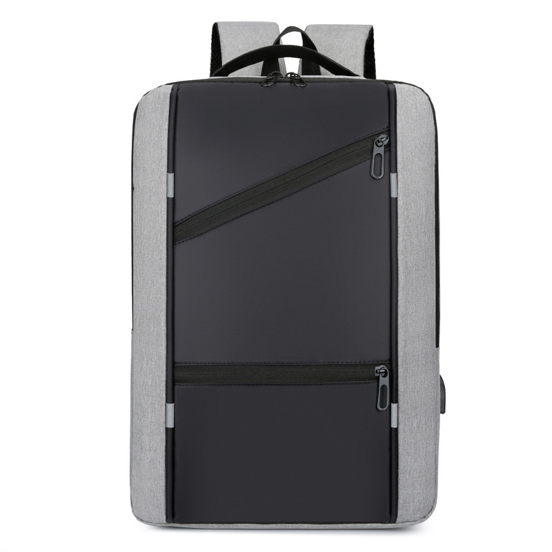 Cross-Border New Business Backpack, Unisex Computer School Bag, Waterproof and Wear-Resistant, Large-Capacity Commuter Storage Backpack