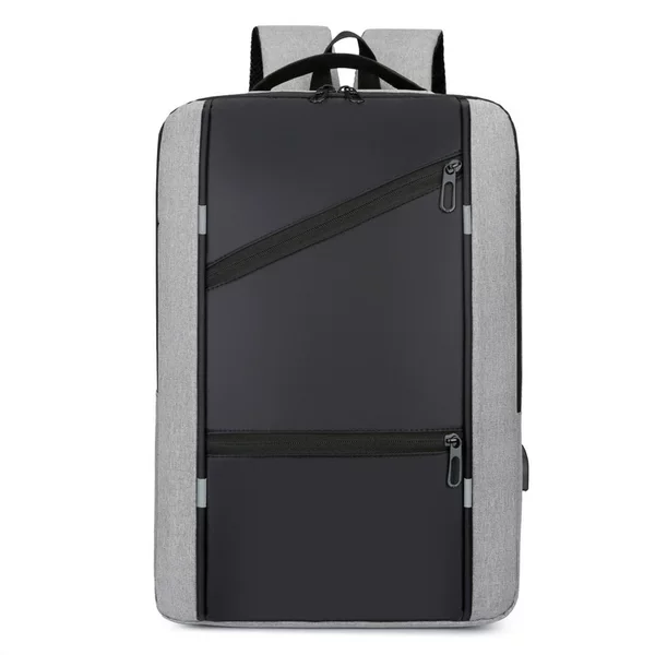 Cross-Border New Business Backpack, Unisex Computer School Bag, Waterproof and Wear-Resistant, Large-Capacity Commuter Storage Backpack