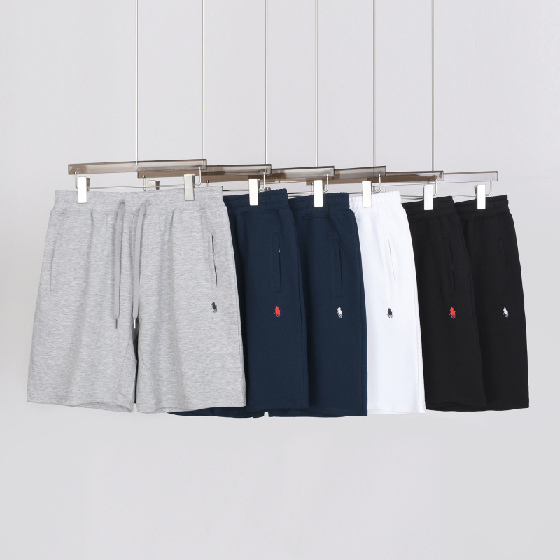 Original New RL Paul Pony Marks Men's Casual Five-point Pants Pure Cotton Elegant Sweat Pants Men's Sports Shorts for Summer