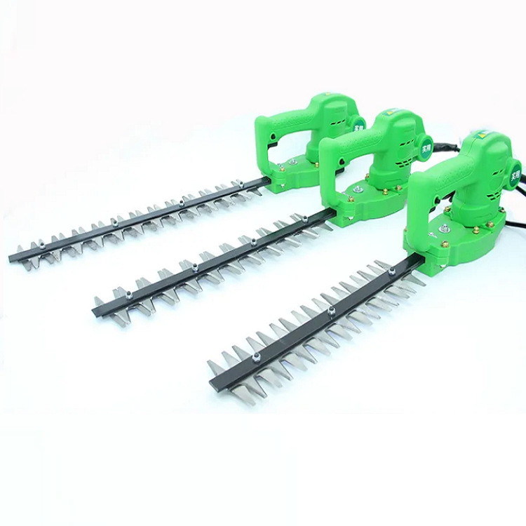 山东厂家现货批发绿篱剪 单人手持弧形篱笆剪 充电式树叶修剪机