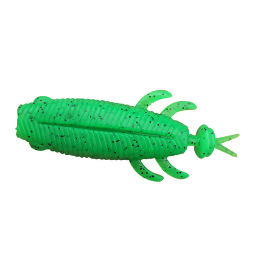 Floating soft insect frog bait black soft bait mine strong 45 degree angle 13g potato mayfly soft bait crank hook black fish cross-border