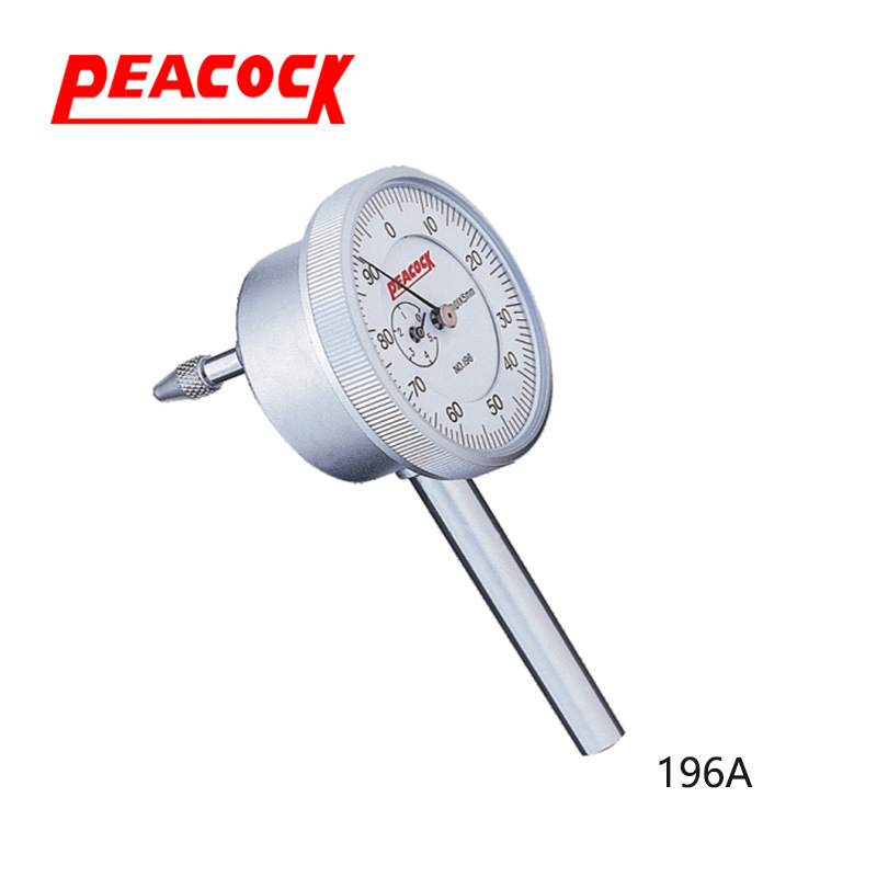 PEACOCK孔雀背测型针盘式指示表百分表196A