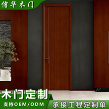 室内木门平开门生产生态门现代简约降噪轻奢卧室房门免漆环保