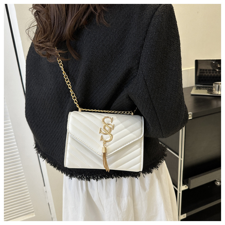Damen Handtasche Im Western Stil Mit Kette Und Umhängefunktion_voghion.com