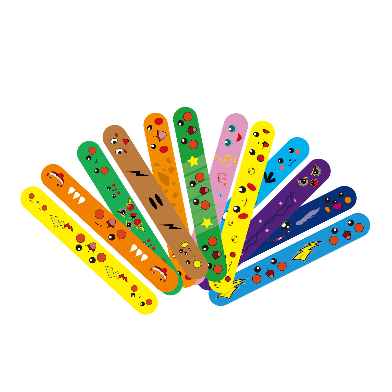 Nuevo cross-border Pokémon emoticon collar de PVC Pikachu pulsera de anillo