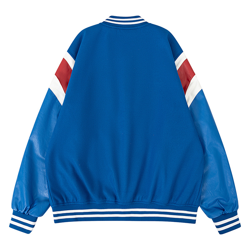 Nuevos uniformes de béisbol de otoño y invierno bordados pareja estilo universitario empalme chaqueta casual chaqueta superior