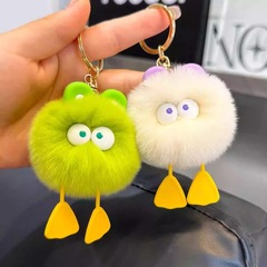 かわいいアヒルの子、小さな石炭玉、車のキーホルダーペンダント、インターネット有名人のレザーバッグ、ぬいぐるみボール、スクールバッグペンダント