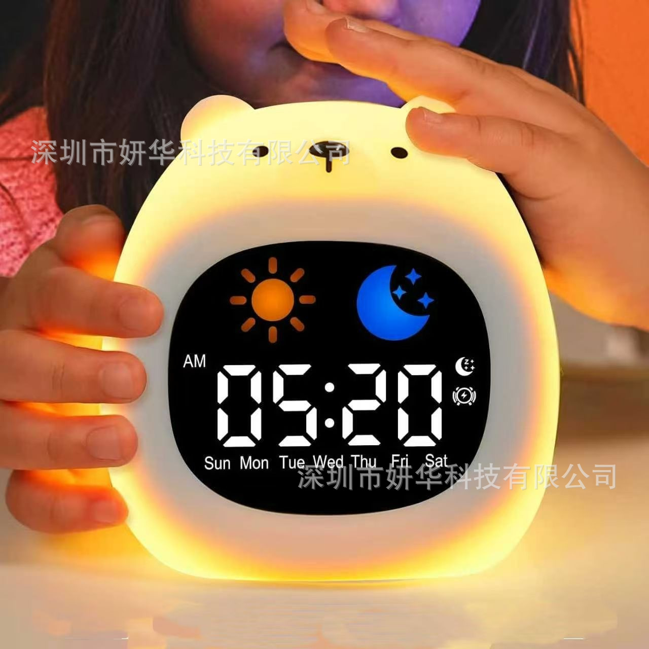 Nuevo Reloj Despertador Multifuncional con Diseño de Animal de Dibujos Animados, con Luz de Amanecer, Carga USB, Función de Repetición, Específico para Estudiantes