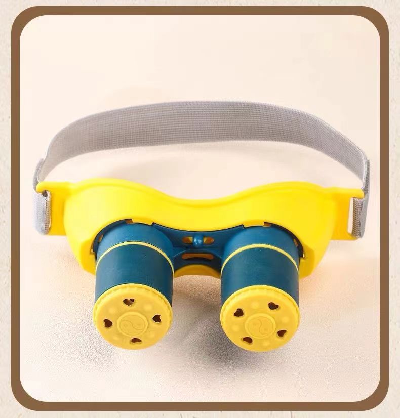 Eye Moxibustion Device Ai Mu Eye Care Moxa Box with 54 Moxa Cones Strap for Home Use preparation
