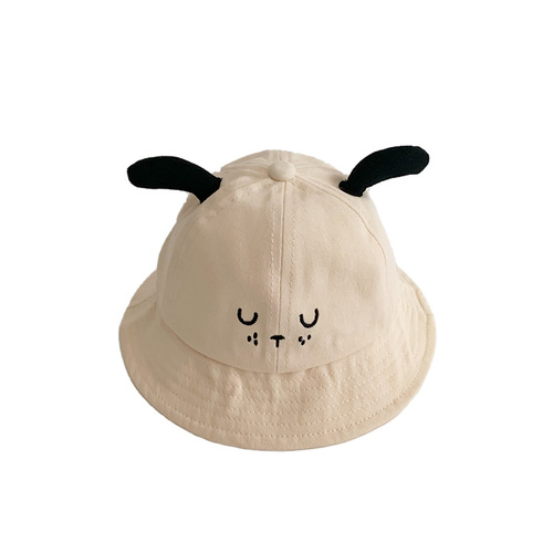 Baby hat Korean style spring and autumn thin section cute super cute fisherman hat boys and girls sun protection baby basin hat trendy