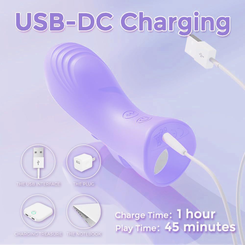 Star Shine Silikon-Vibrator mit 10 Frequenzen, Flirt- und Massagefunktion für Paare, Fingerhülle (Großhandel)_voghion.com