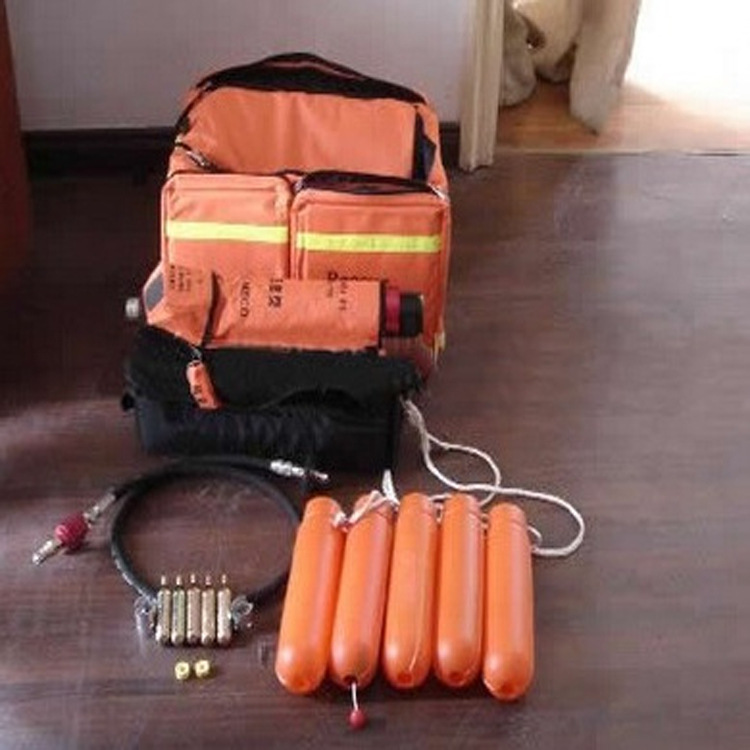 防汛水域救援装备水域救援抛投器 气动抛绳器 60m水路两用救生抛