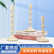 简约风格烛台轻奢喷漆工艺约会氛围摆件烛光晚餐烛台蜡烛布置用品