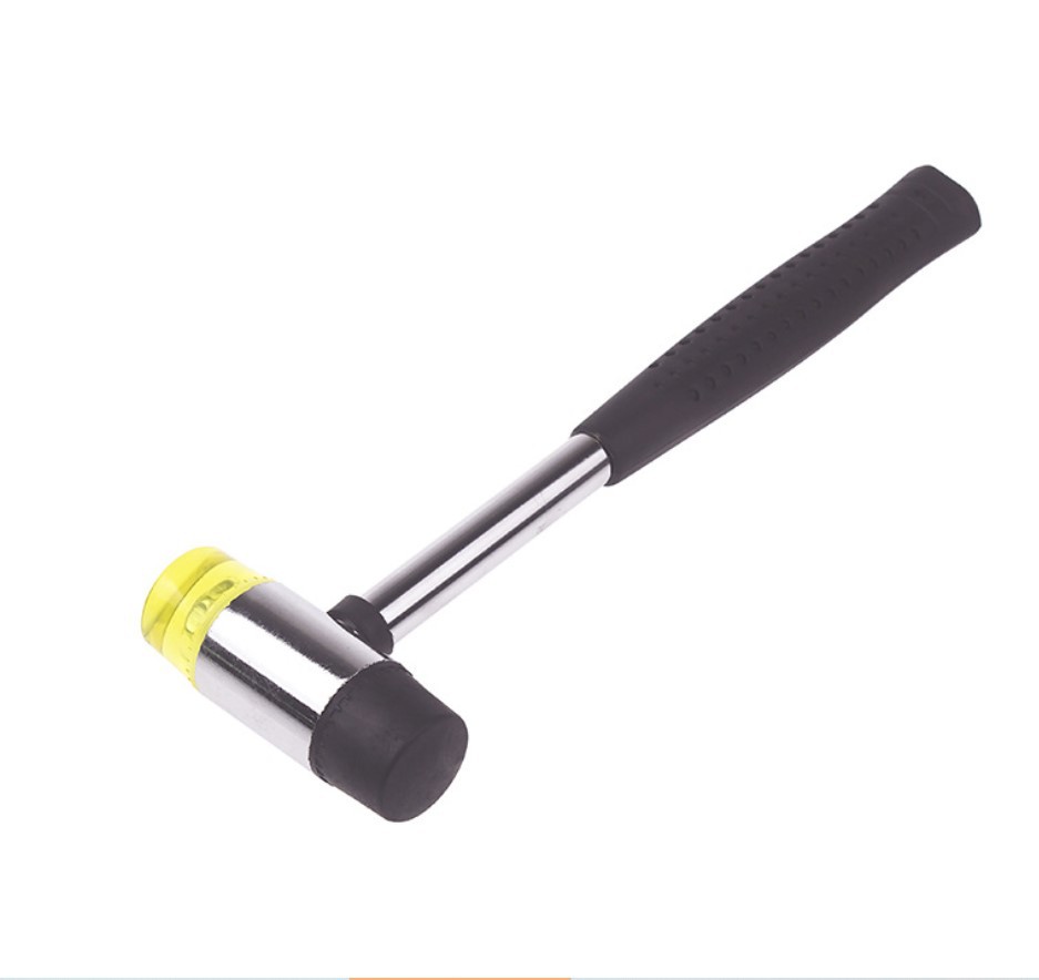 Rubber Hammer Tile Multi-function Professional Eraser Hammer Leather Mallet Soft Rubber Hammer Floor Knocking Hammer Installation Hammer