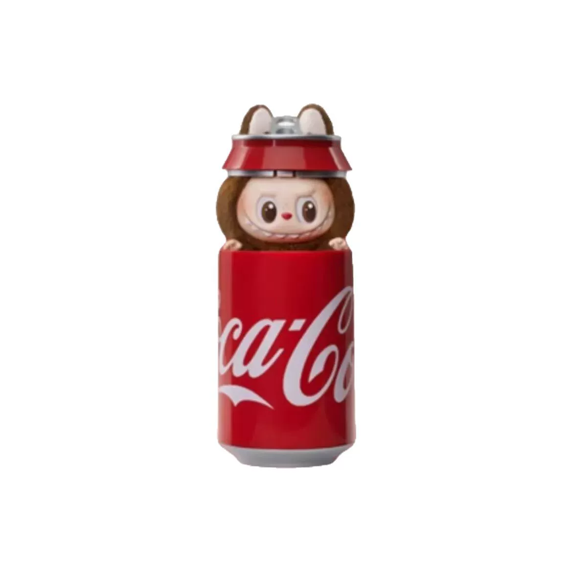 Coke Labu Bu серия сидения трех поколений резиновая инкапсуляция лица макарон сердце-ронящийся стильный школьный рюкзак пряжка брелок сюрприз-бокс