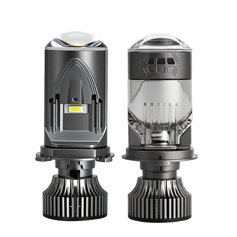 Ventas transfronterizas calientes M01K H4 lente de automóviles y motocicletas, 50W de alta potencia, frente LED universal