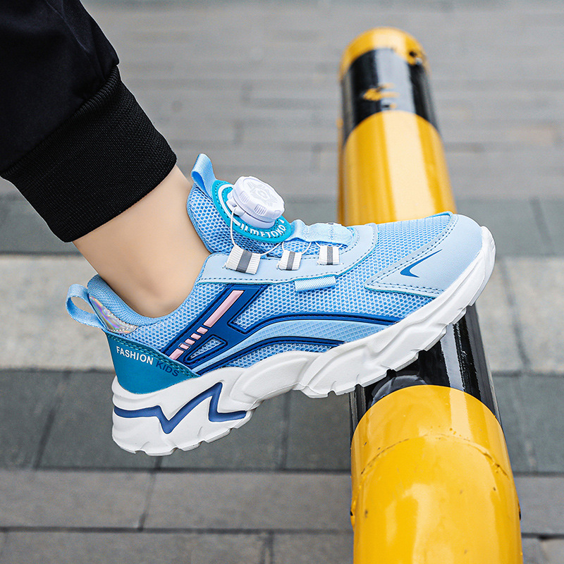 Zapatos transpirables para niños al por mayor para niños individuales primavera verano marea Zhongda Net 2024 deportes y ocio zapatos deportivos ocio para niños