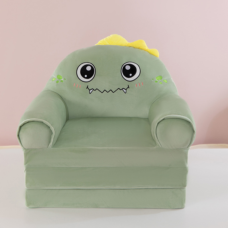 メーカーの新しい卸売 Chuangyi のさまざまな子供用三層折りたたみぬいぐるみ漫画ソファ幼稚園ベビーチェアギフト|undefined