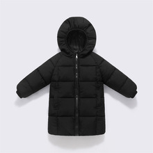 2025新款秋冬季儿童加厚棉服中长款迷彩棉衣男女童装宝宝保暖外套