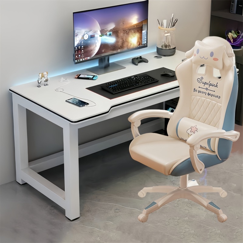 E-Sports Table Home Desktop Computer Table and Chair Set Game Rental House Set E-Sports Chair Internet Celebrity Computer Table