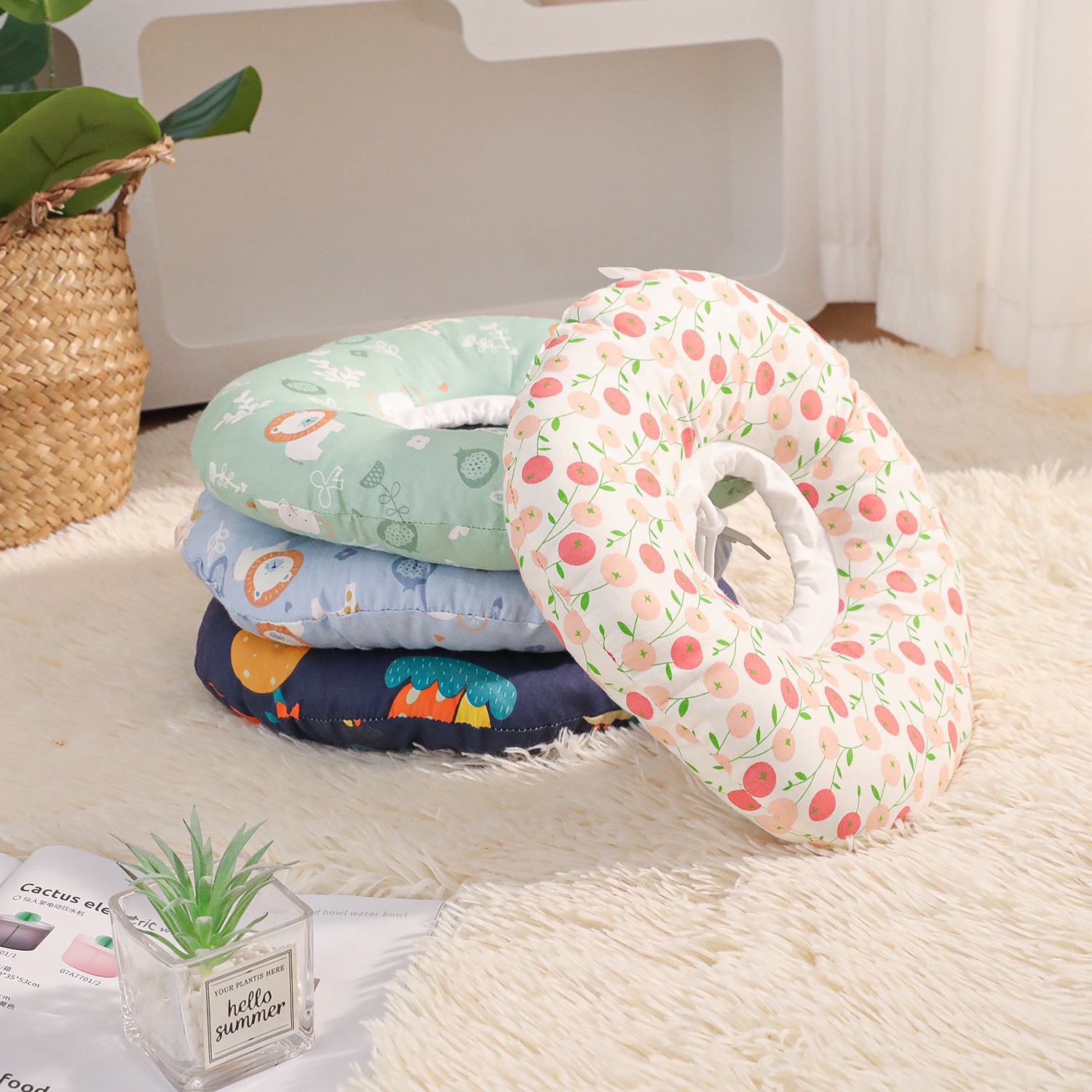 Z impresión de algodón impermeable Elizabeth anillo suave cubierta de belleza para gatos cubierta protectora para cuello de gato collar para mascotas al por mayor