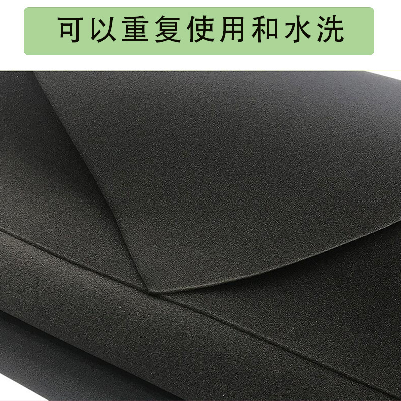 工厂供应屋檐排水槽树叶垃圾过滤防堵塞海绵片风管除尘降噪粗孔绵