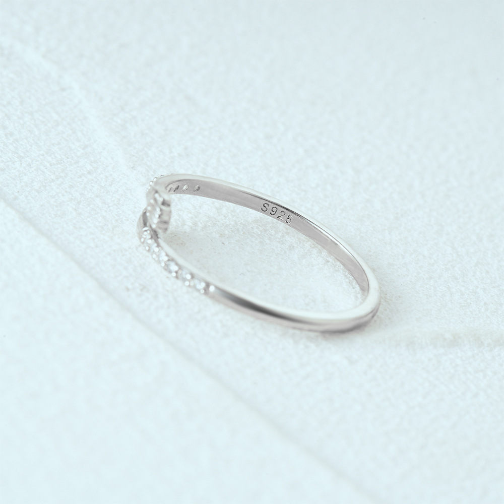 2g Weight Zircon Inlay Material Open Rings Classification Adjustable Ring Size 1 Piece Quantity Daily Occasion 925 Sterling Silver Material Cross, Heart Shape, Butterfly Pattern All Seasons Season Women's Gender Plating, Inlay Design Simple Style, IG Style Style 925 Sterling Silver Zircon Cross Heart Shape Butterfly Open Rings 925 Sterling Silver Rings 15
