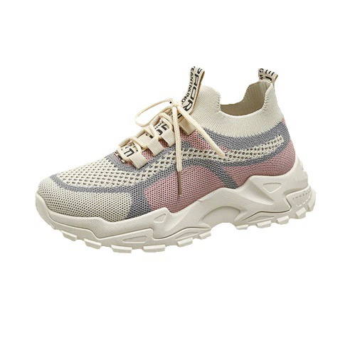 Летняя модная удобная дышащая обувь для отдыха на платформе, спортивная обувь, корейский стиль, мягкая подошва, оптовые