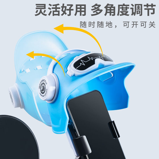 Small helmet mobile phone bracket takeaway navigation battery car electric car with helmet bracket motorcycle mobile phone bracket