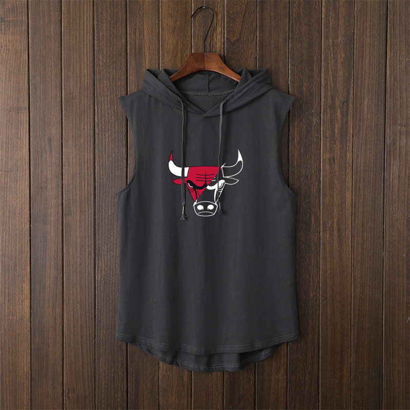 Zach Lavine Bulls No. 8 Slam Dunk King Basketball Sports Vest T-Shirt Sleeveless Short Sleeve Trendy Clothes Hooded Vest