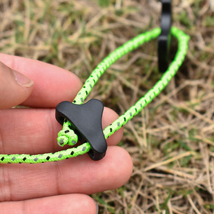 Outdoor Triangle Wind Rope Buckle Camping Plastic Buckle Camping Tent Canopy Accessories Stop Anti-Slip Adjusting Buckle Small