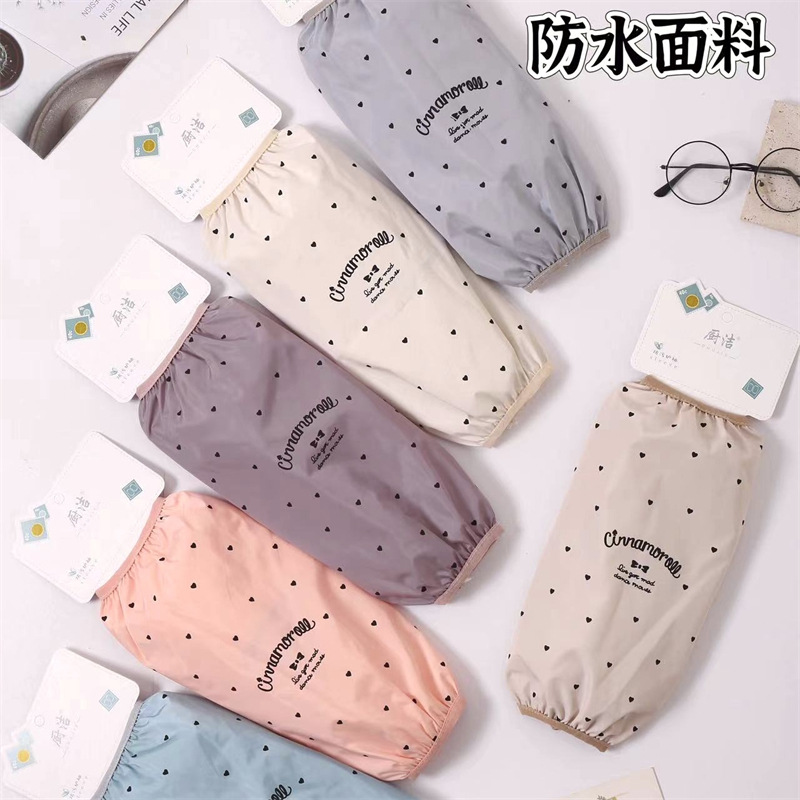 Franela impermeable bordada cocina del bebé de los hombres de las mujeres largo oversleeve mangas de la mano de los niños al por mayor estudiante Otoño e Invierno