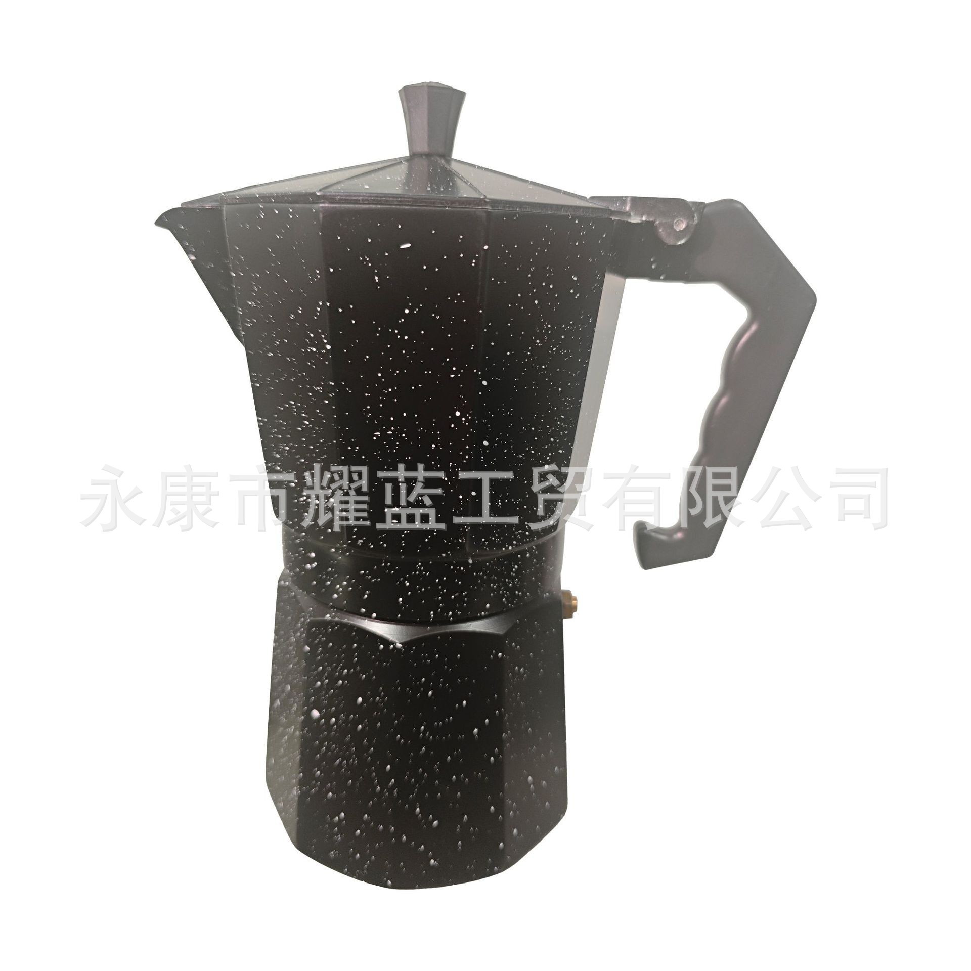 Cafetera Moka de Aluminio con Válvula Única para Hogar y Exteriores