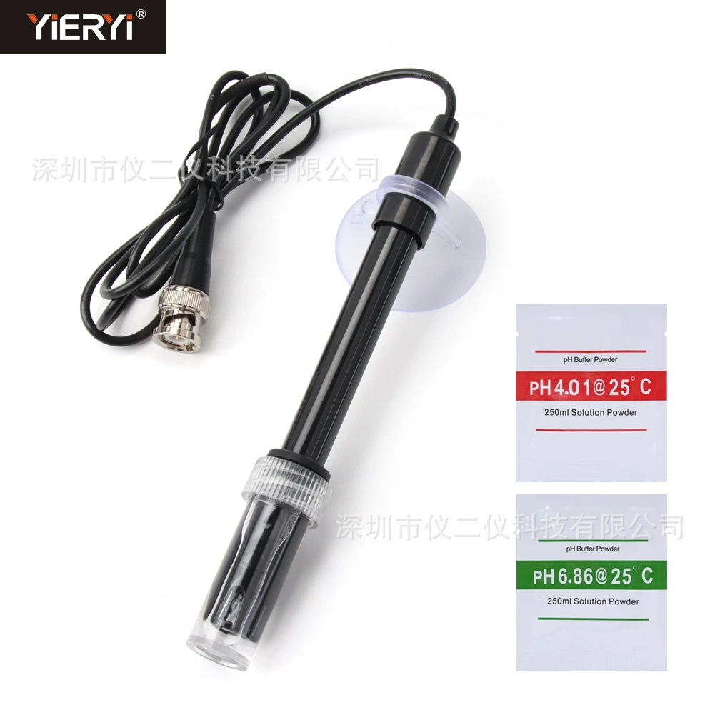Оснащен калибровочным порошком на присоске ph-201 экспериментальный композитный электродный зонд PH Поддерживающий зонд PHS-3C Интерфейс BNC