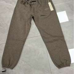 Essentials SS25 Sweatpant 复古金属标识侧缝口袋束脚运动裤