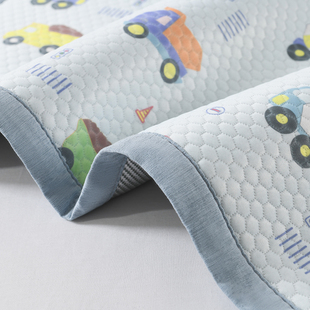 ✅Summer children's ice silk pillowcase student latex cartoon pillow headscarf kindergarten baby cool pillow core case 30x5