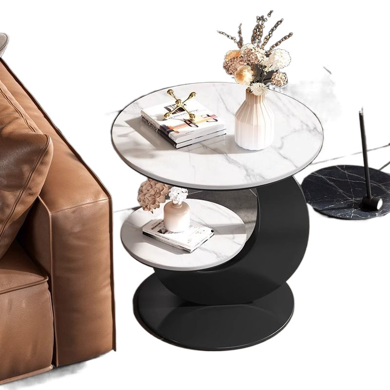 Salón de estar sofá sala de estar mesa lateral balcón mesa de té balcón mesa de ocio silla pequeña mesa lateral doméstica móvil