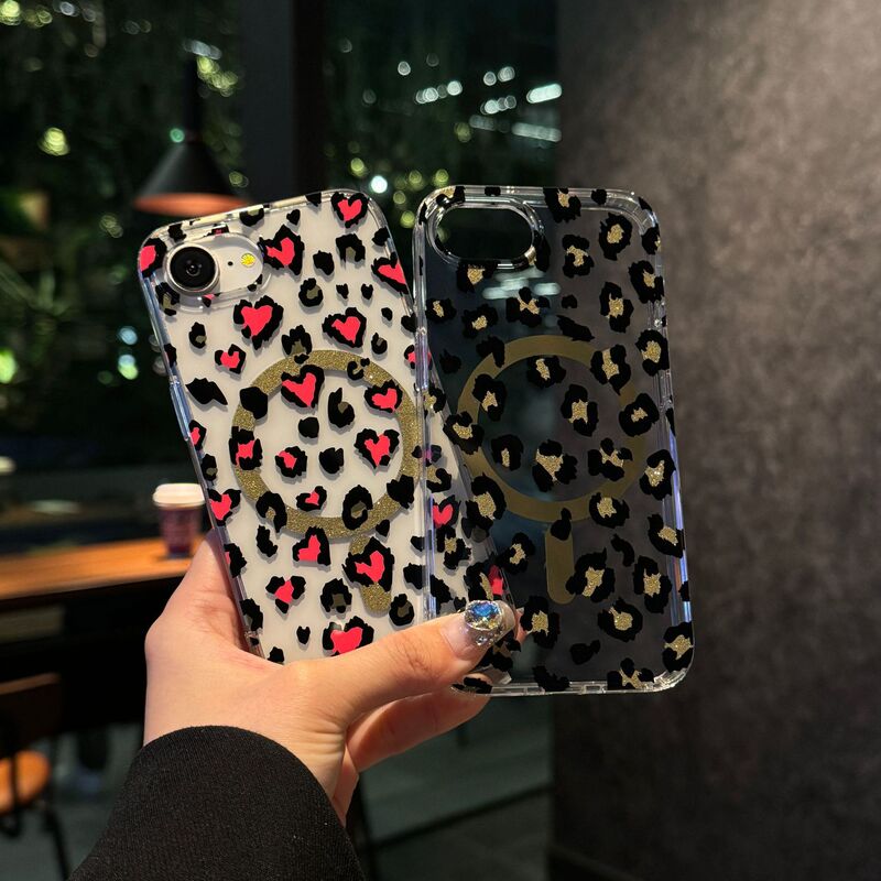 Hot Leopard Print iPhone Case for iPhone 17 Pro Max, Suitable for iPhone 16, Military-Grade Double-Layer Electroplated Design Hot Leopard Print iPhone Case for iPhone 17 Pro Max, Suitable for iPhone 16, Military-Grade Double-Layer Electroplated Design