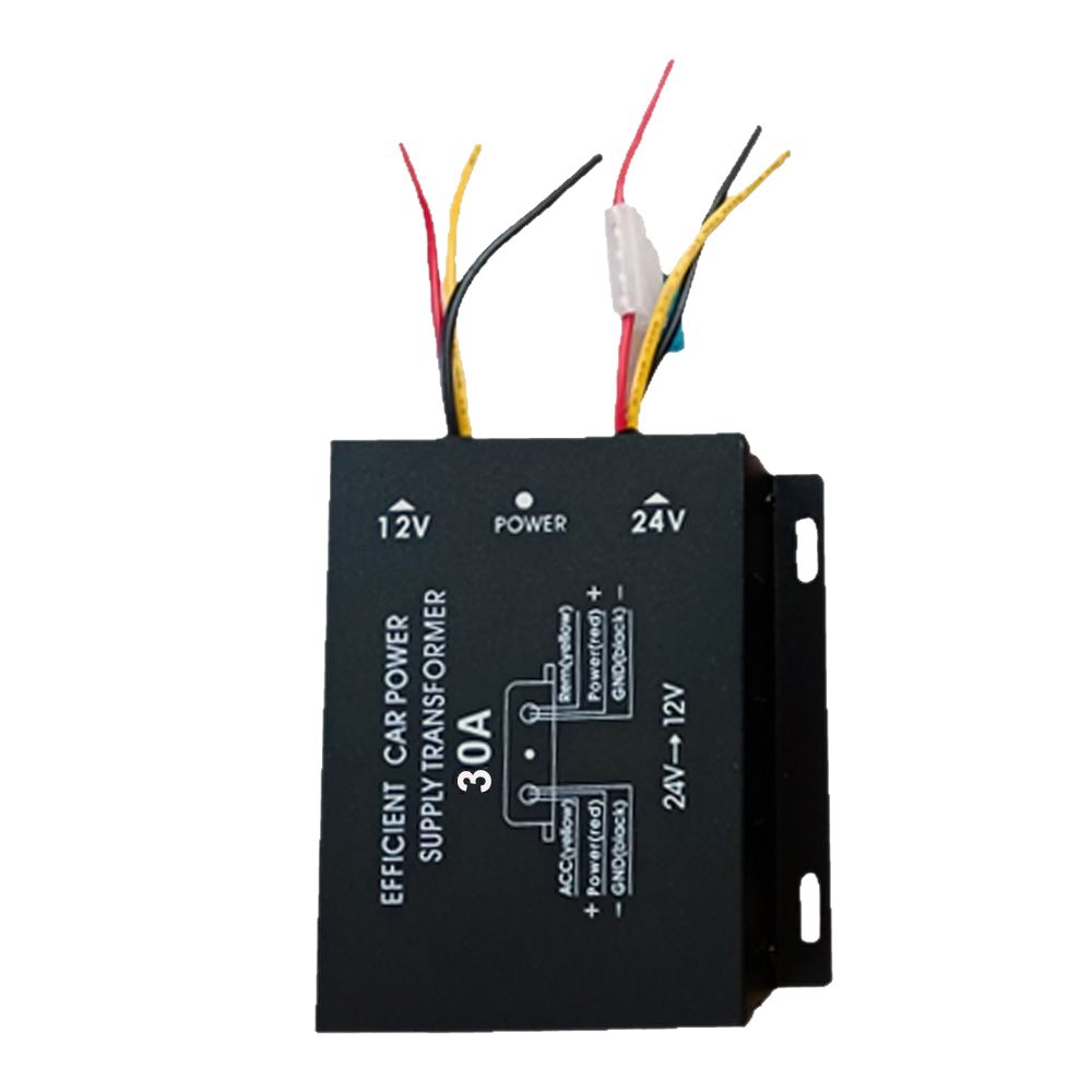 Batería de automóvil explosiva 24V buck 12V corriente 30A potencia 360W convertidor de alimentación para dispositivos de navegación eléctrica del vehículo