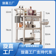 美容院小推车美容院仪器车气泡可移动置物架手推医疗工具车