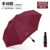 Simple UV vinyl umbrella umbrella definition LOGO anti -ultraviolet sun umbrella women's sunscreen three folding umbrella printing advertising umbrella