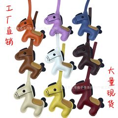 国境を越えたスポットpu革ポニーバッグストラップ自動車キーホルダーストラップ